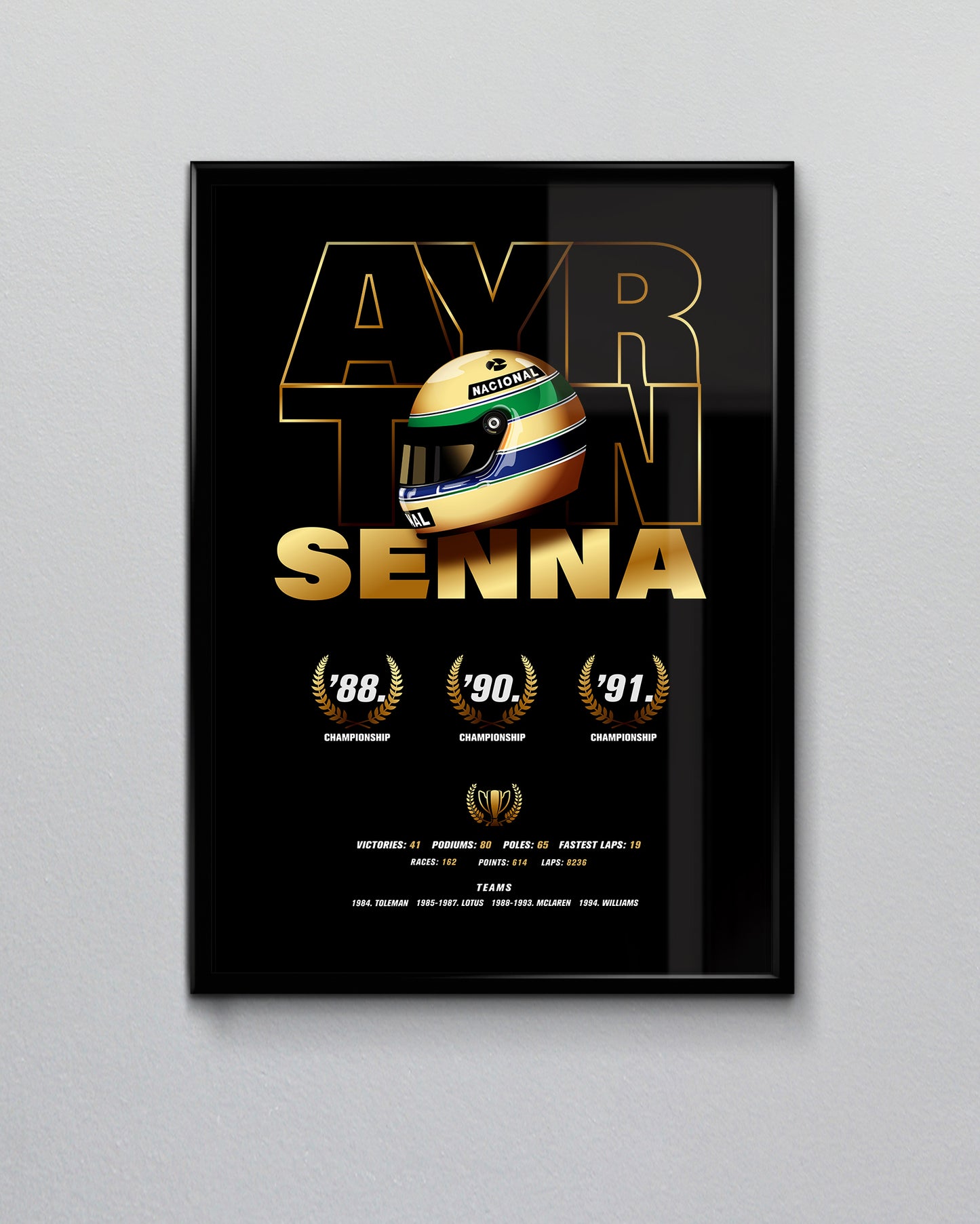 Golden Senna - Poster