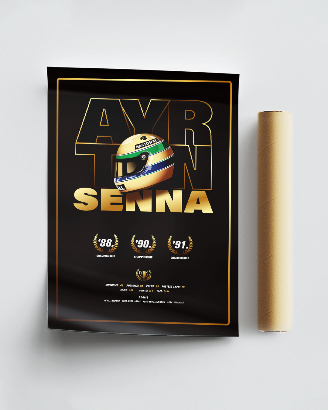 Golden Senna - Poster