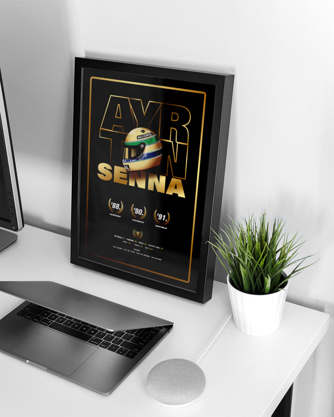 Golden Senna - Premium Poster