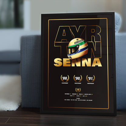 Golden Senna - Premium Poster