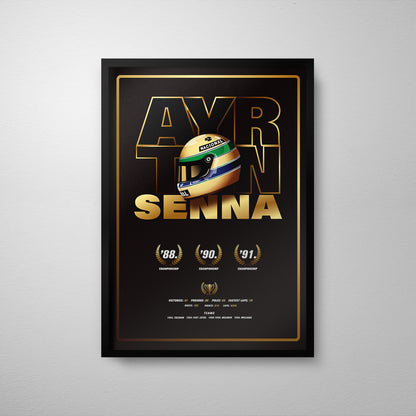 Golden Senna - Premium Poster