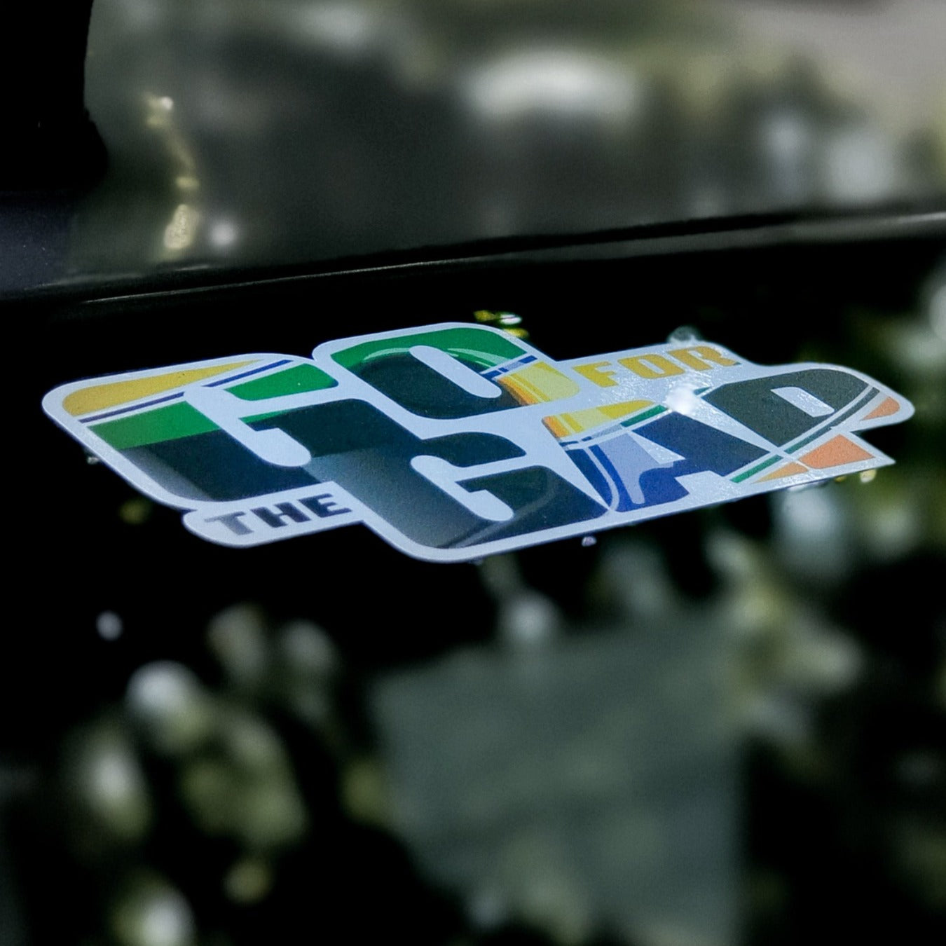 Go For The Gap Senna Stiker