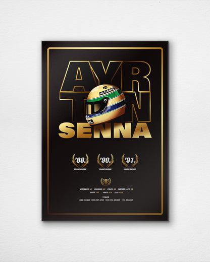 Golden Senna - Premium Poster